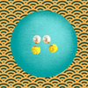 Vitamin color yuzu color Earring | Mizuhiki | Handmade in Japan