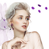 Japan Plum Swing Earrings for Women,  Japan Traditional Crafts, Sustainable Japanese Washi Paper Accessories, Ultra-lightweight, Earrings for Gifts