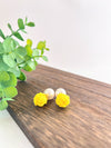 Vitamin color yuzu color Earring | Mizuhiki | Handmade in Japan