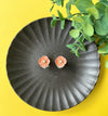 Orange Poppy Earrings | Tsumami-zaiku | Japan Handmade | Flower Arrangement Earrings | Sustainable Accessory | Feminine Earrings | Best Gift Ideas | Eco Friendly Products